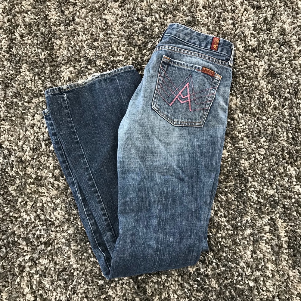 7 For All Mankind Blue Jeans